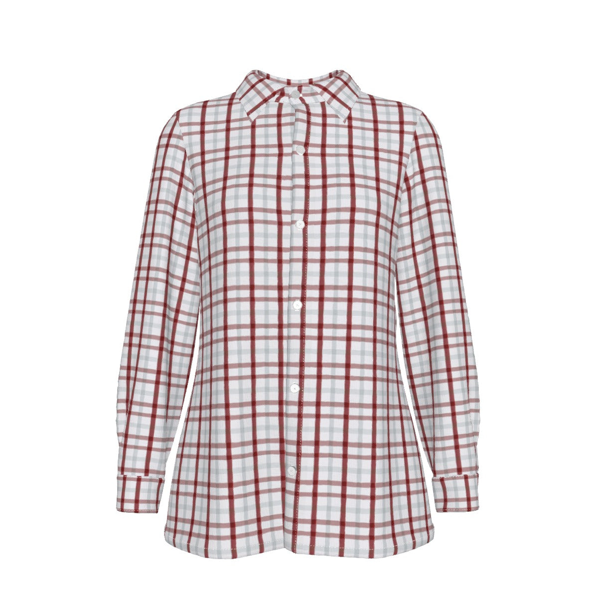 kansas jayhawks tartan plaid oversized button up women shirt indiana hoosiers tartan plaid oversized button up women shirt women's elastic-back shirt women tartan plaid game day fashion
