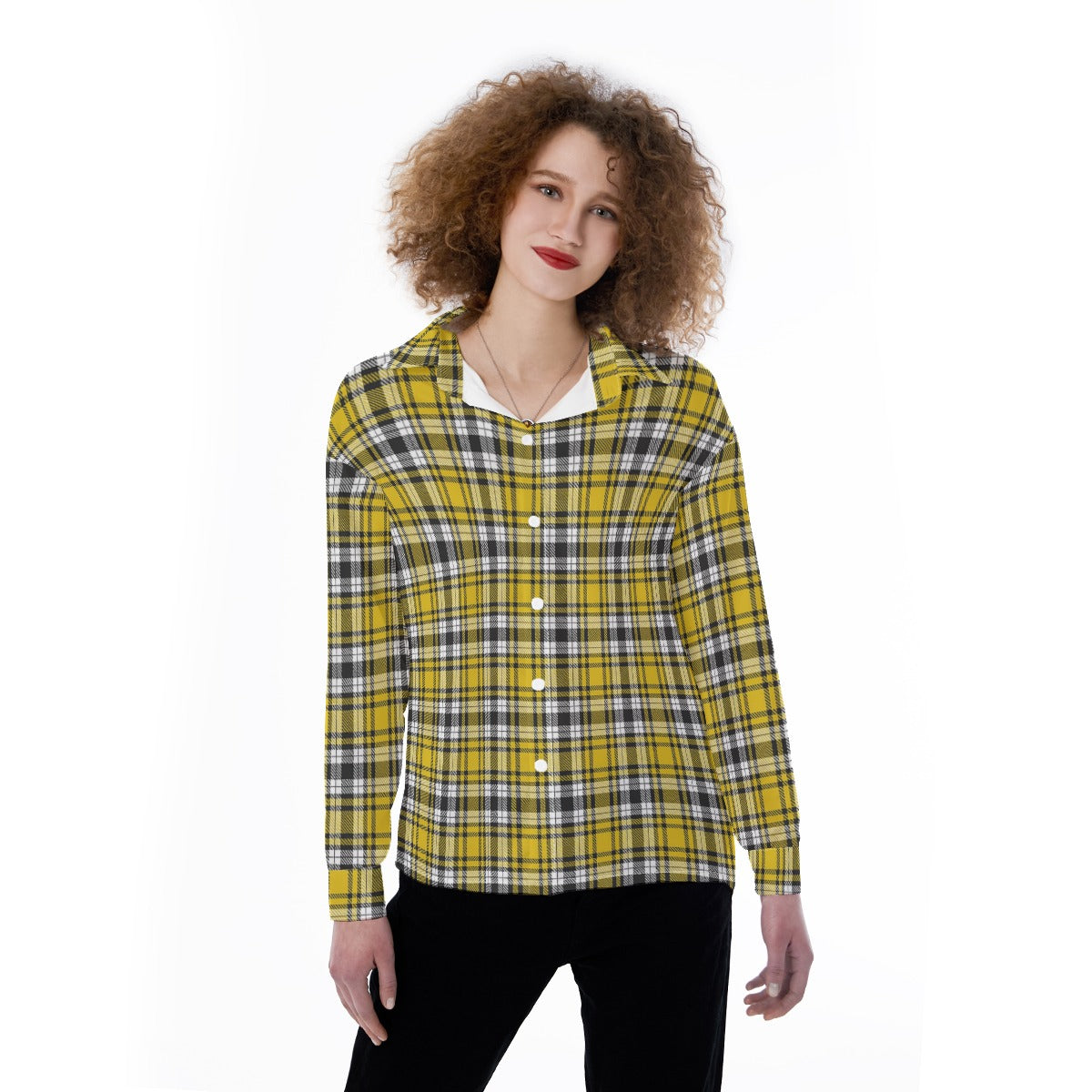 kansas jayhawks tartan plaid women shirt women tartan plaid game day fashion