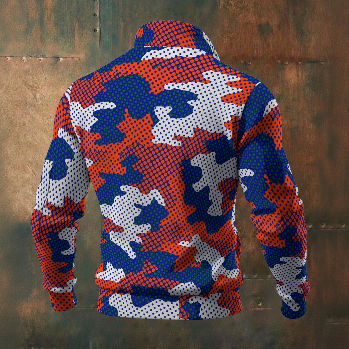 Florida - Gators Camo Men's Thick Knit Fleece Jacket - college football fan apparel sportswear product image 2.0
