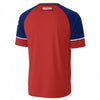 Boston Baseball Red T-Shirt – Red and Navy Raglan Sports Tee – Classic Game Day Shirt