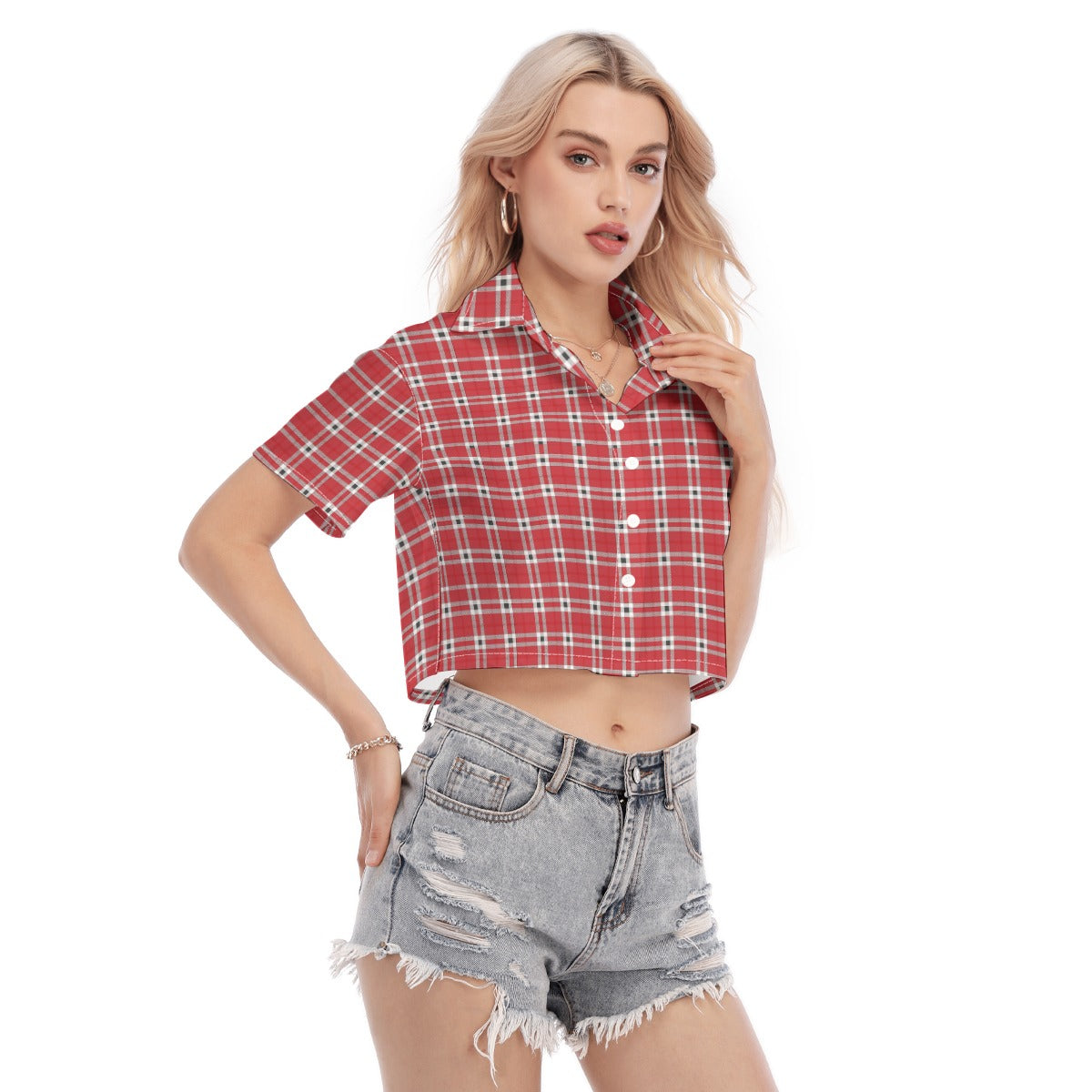 college tartan plaid women shirt women tartan plaid game day fashion