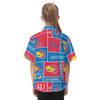 Kansas Jayhawks Kid's Hawaiian Vacation Shirt varsity sportswear product image 4.0