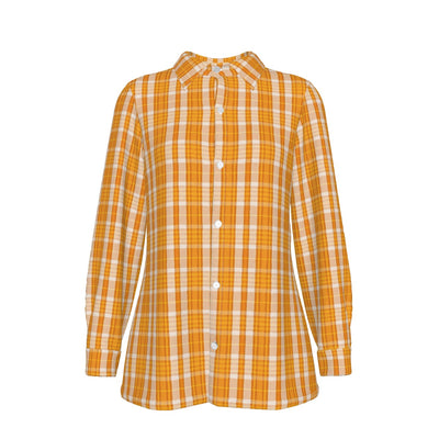 Tennessee Volunteers Orange White Plaid Womens Elastic Back Shirt 2 orange white plaid women fashion apparel