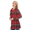 women tailgate plaid streetwear shirt