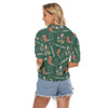 Miami Hurricanes Women's V-neck Shirts - ACC football apparel varsity sportswear product image 4.0
