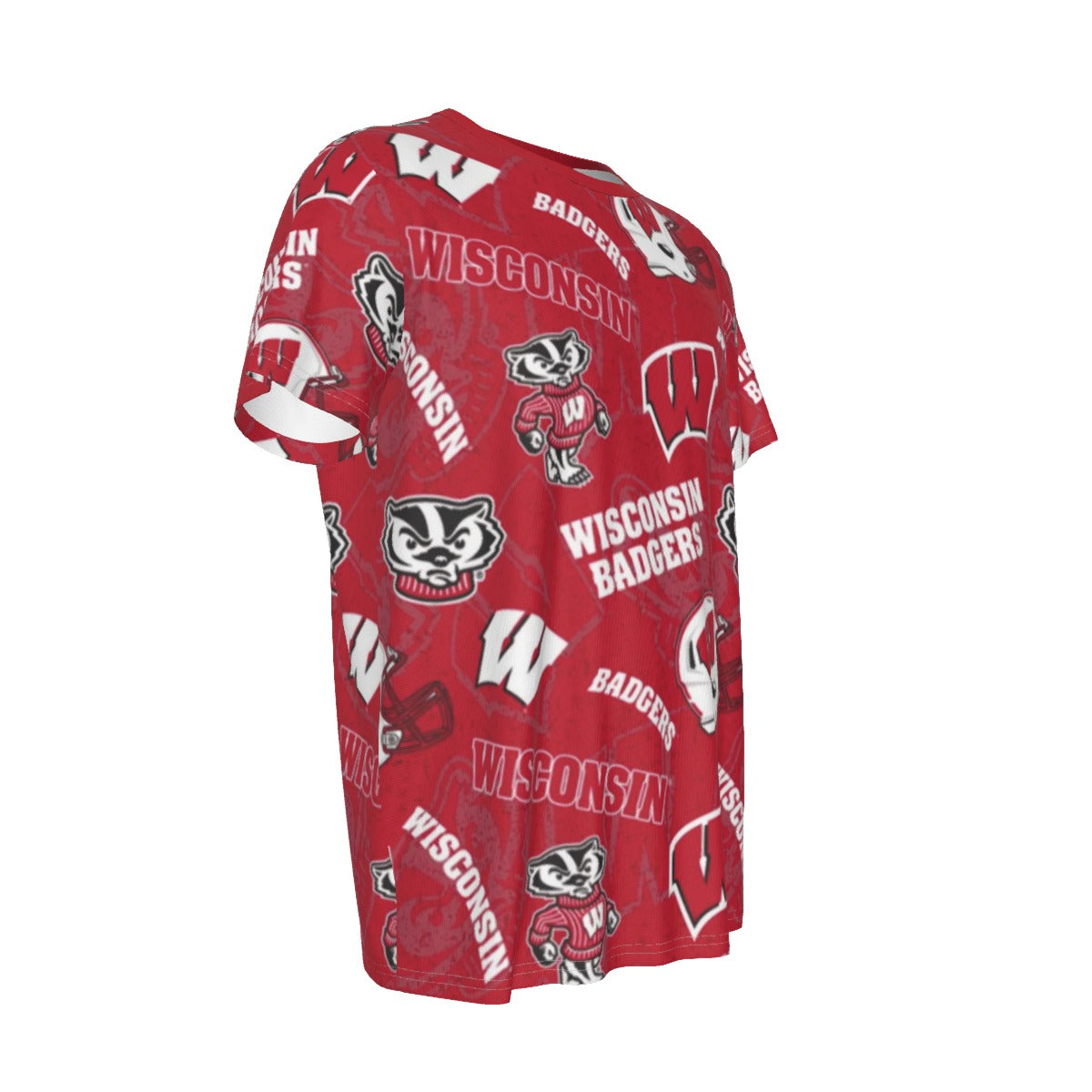 Wisconsin Madison Badgers Short Sleeve T-Shirt - Badgers football tee varsity sportswear product image 4.0