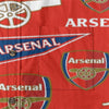 Arsenal FC Men's Casual Lapel Long Sleeve Shirt|125GSM Cotton