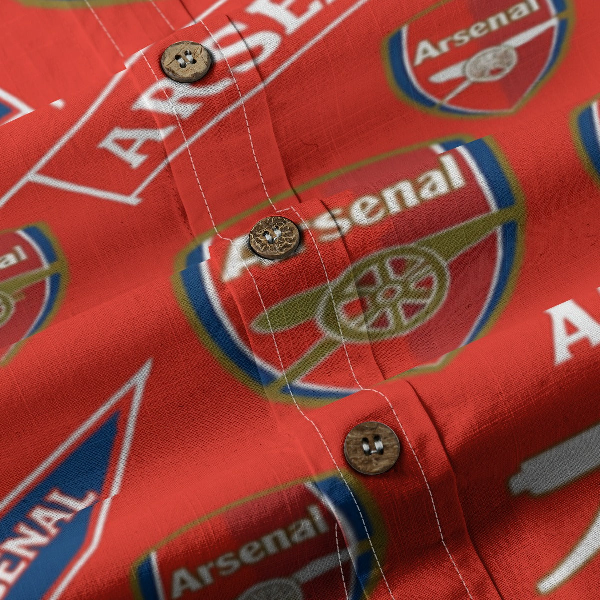 Arsenal FC Men's Breathable Cotton Shirt|125GSM streetwear fashion product image 6