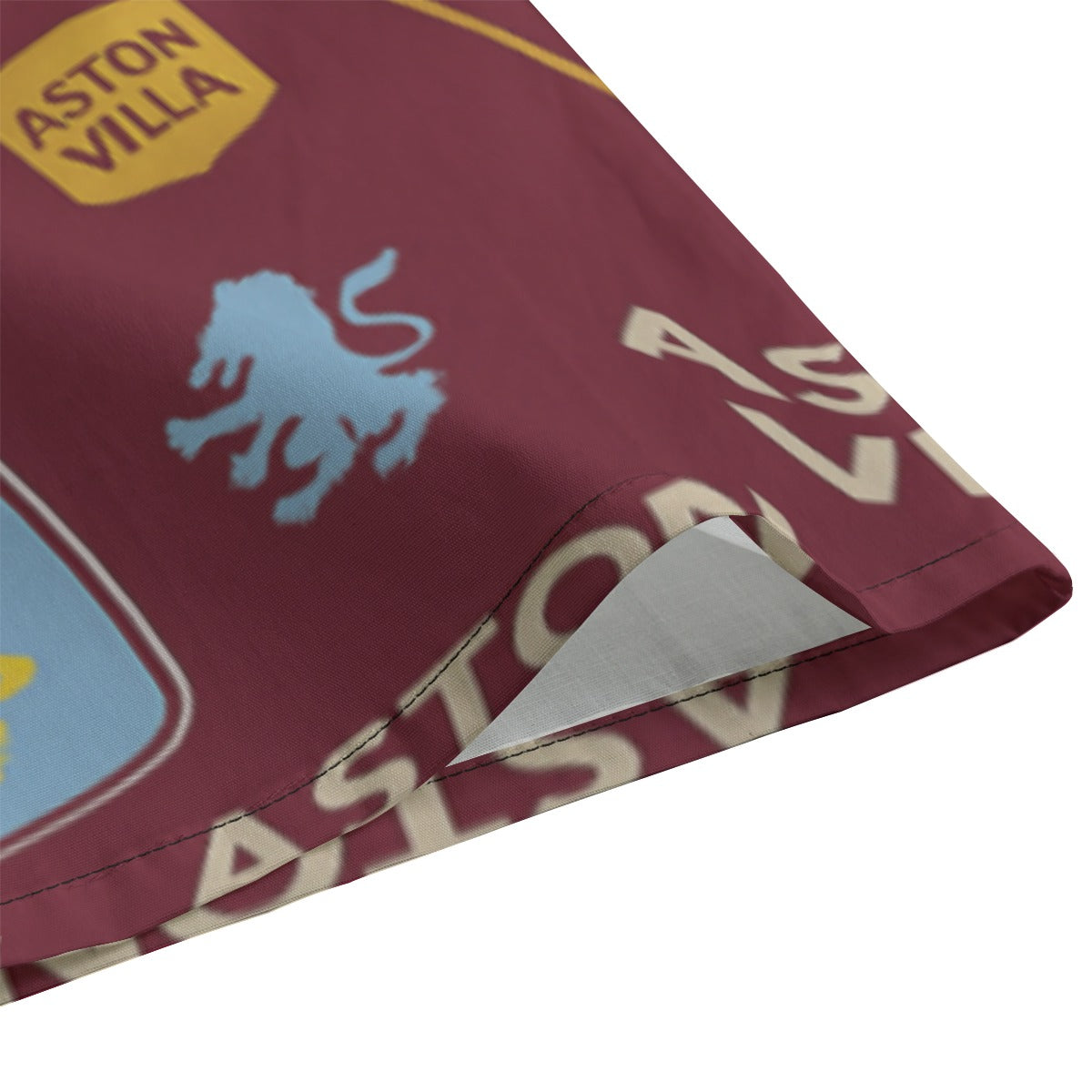 Aston Villa Men's Lapel Collar Shirt With Concealed Placket |115GSM Cotton poplin