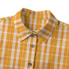 Tennessee Volunteers Orange White Plaid Womens Shirt 125Gsm Cotton 2 orange white plaid women fashion apparel