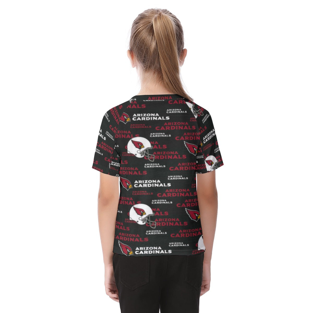 arizona-cardinals-kids-t-shirt red white football outfit side view