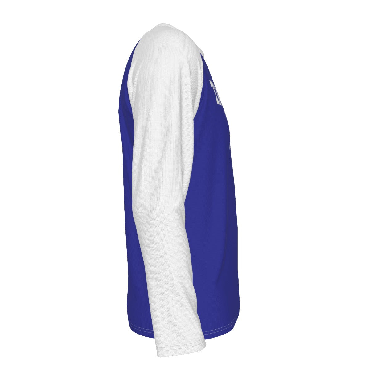 Lavender Tampa FL Varsity Royal Blue and White Long Sleeve Shirt Men Athletic Raglan Tee