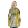 Iowa Hawkeyes Women's Long plaid shirt|115GSM Cotton poplin
