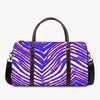 White Smoke Duffle Bag – Red Blue White Zebra Game Day Style