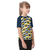 White Smoke Michigan - Wolverines Kid's Raglan Sleeve T-shirt