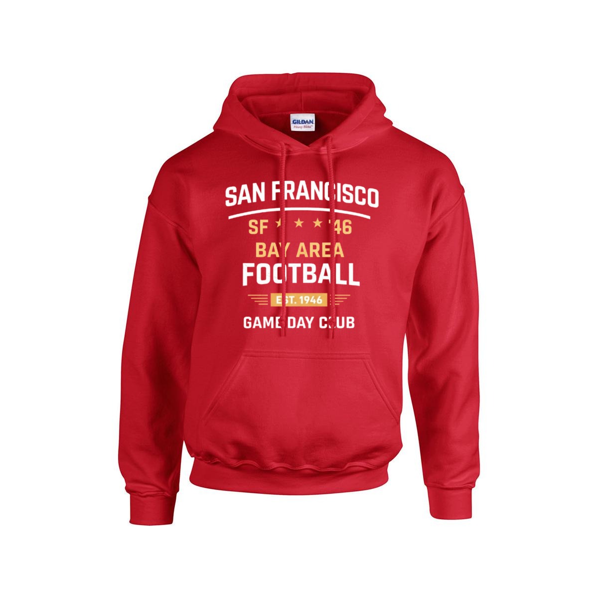 San Francisco Football Hoodie – Bay Area Game Day Pullover Sweatshirt