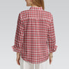 cincinnati bearcats tartan plaid oversized button up women shirt women's mid-length sleeve shirt women tartan plaid fashion