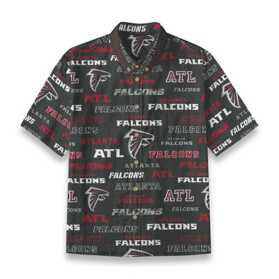 Atlanta Falcons Children's Shirt With Pocket | 125GSM Cotton red black football outfit back view