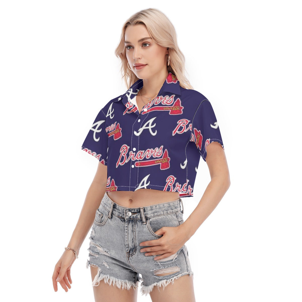 nan atlanta braves baseball fan apparel game day outfit