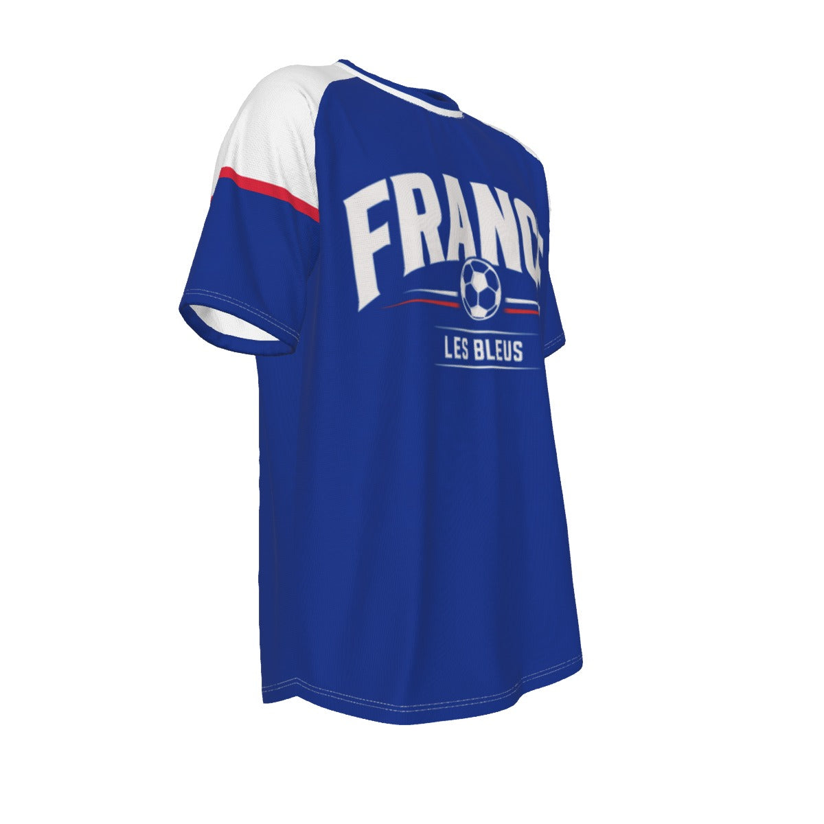 France Les Bleus Football T-Shirt – Blue Retro Soccer Tee for Game Day and Streetwear Style streetwear fashion product image 5
