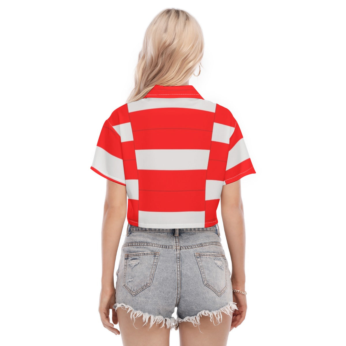 Austria flag football fans  Women's Cropped Shirt