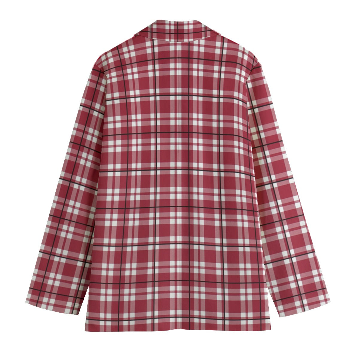 alabama crimson tide tartan plaid crimson white women's leisure blazer crimson white tartan plaid game day fashion