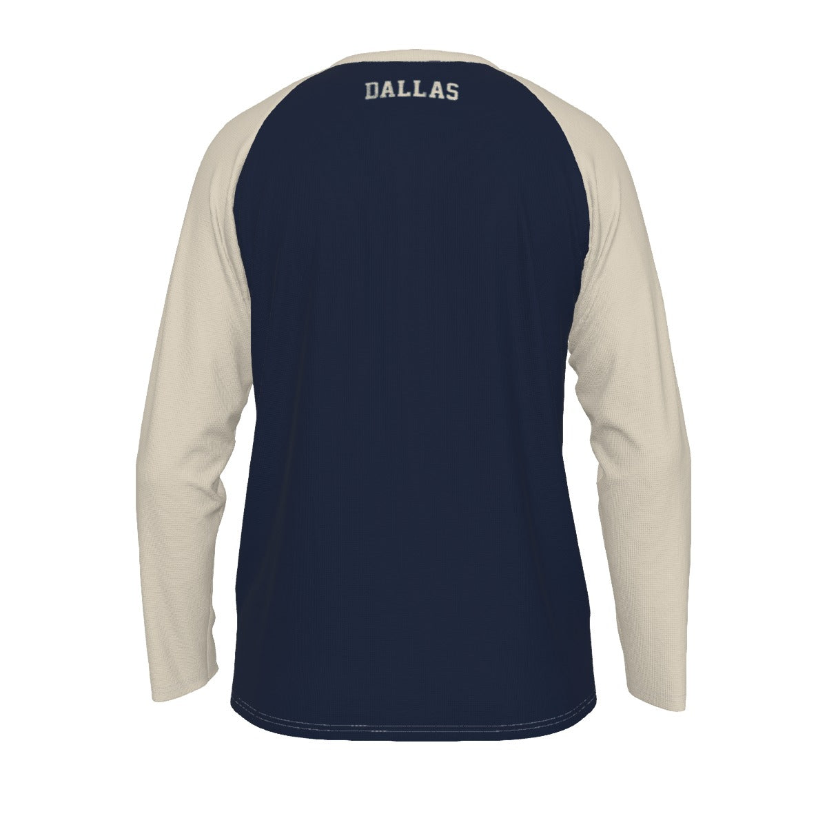 Dallas Long Sleeve Raglan Shirt – Vintage Baseball Varsity Athletic Style Tee