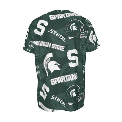 Michigan State Spartans Short Sleeve T-Shirt - Big Ten football apparel varsity sportswear product image 2.0