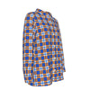florida gators tartan plaid blue orange  women tartan plaid game day shirt