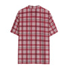 Alabama Crimson Tide Tartan Plaid Crimson White Women's Hawaii Shirt | Rayon