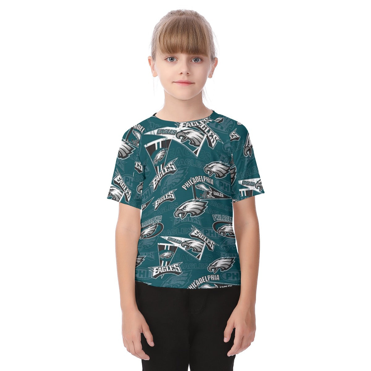 Philadelphia Eagles Kid's T-shirt – breathable comfort wear, football shirt, image 981