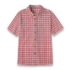 cincinnati bearcats tartan plaid oversized button up women shirt women's shirt | 125gsm cotton women tartan plaid fashion