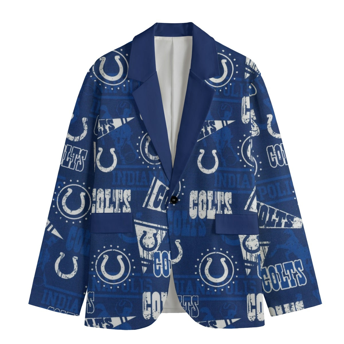 Indianapolis football blazer blue game day jacket