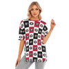 Georgia - Bulldogs Women's Short Sleeves T-shirt With Hem Split White varsity sports apparel
