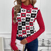 Georgia - Bulldogs Women's Women's High-Neck Top With Long Sleeve White varsity sports apparel