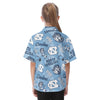 North Carolina Chapel Hill Tar Heels Kid's Hawaiian Vacation Shirt - ACC football apparel varsity sportswear product image 4.0