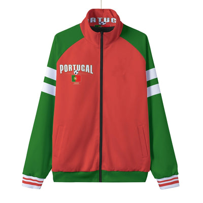 Portugal Jacket Men Red Green – Soccer Track Jacket Zip Up Football Streetwear