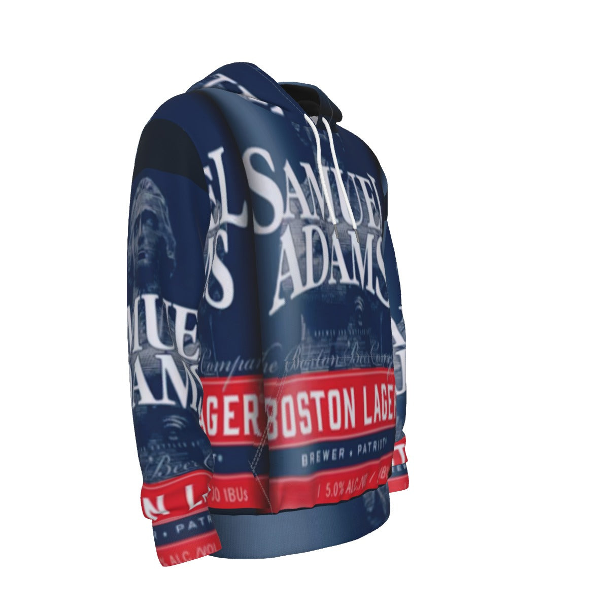 Vintage American Craft Brewery Hoodie – Boston Inspired 90s Streetwear Sweatshirt