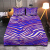 Buffalo football Quilt & Pillow Cases With  Edge-wrapping Strips – Red Blue White Zebra Game Day Style – nfl fan apparel, casual fan outfit, image 1.0
