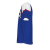 France Les Bleus Football T-Shirt – Blue Retro Soccer Tee for Game Day and Streetwear Style