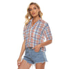 Florida - Gators tartan plaid Women's V-neck Shirts - college football fan apparel sportswear product image 3.0