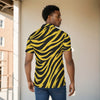 Gray Pittsburgh Football Yellow Black Zebra Men's Shirt