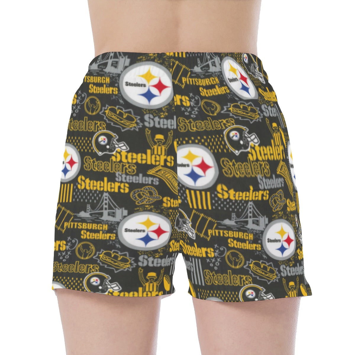 Pittsburgh Steelers Wide Waistband Sport Shorts