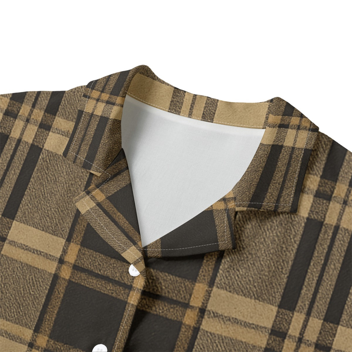 central florida knights tartan plaid black gold  women tartan plaid game day shirt