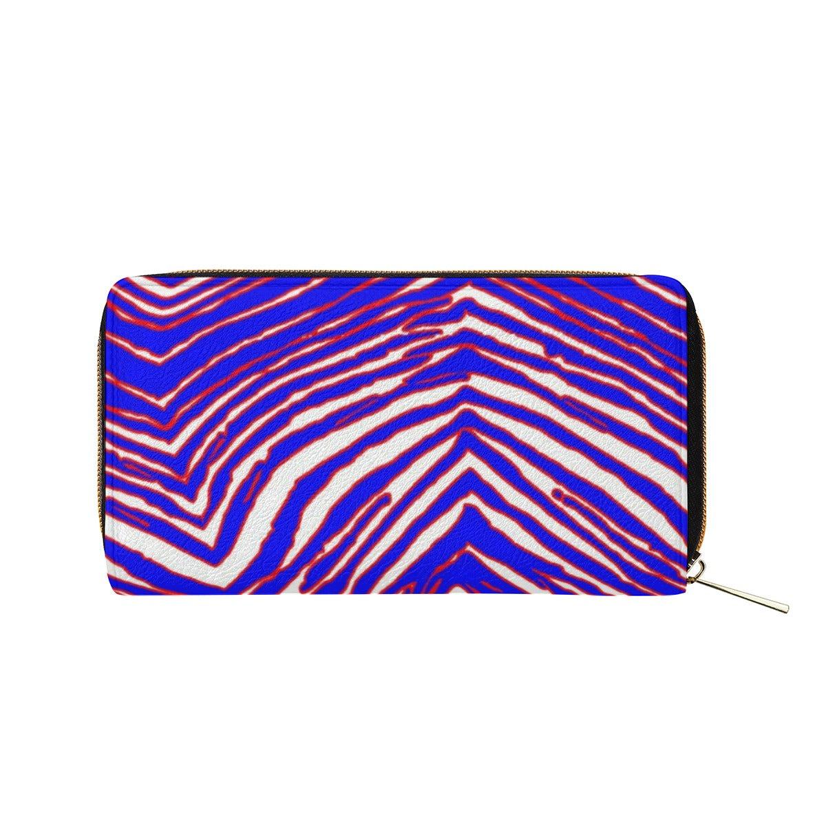 White Smoke Mini Purse – Red Blue White Zebra Game Day Style
