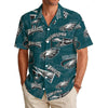 Philadelphia Eagles Men's Hawaiian Shirt|150GSM – football shirt, casual fan outfit, image 965