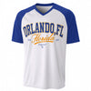Orlando Florida Shirt – White and Royal Blue V Neck T Shirt – football shirt, nfl fan apparel, image 1.0