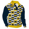 Michigan - Wolverines Men’s Casual Pullover Shirt With Half Zipper – game day outfit, sportswear style, image 1.0