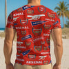Arsenal FC Men's V-Neck T-Shirt