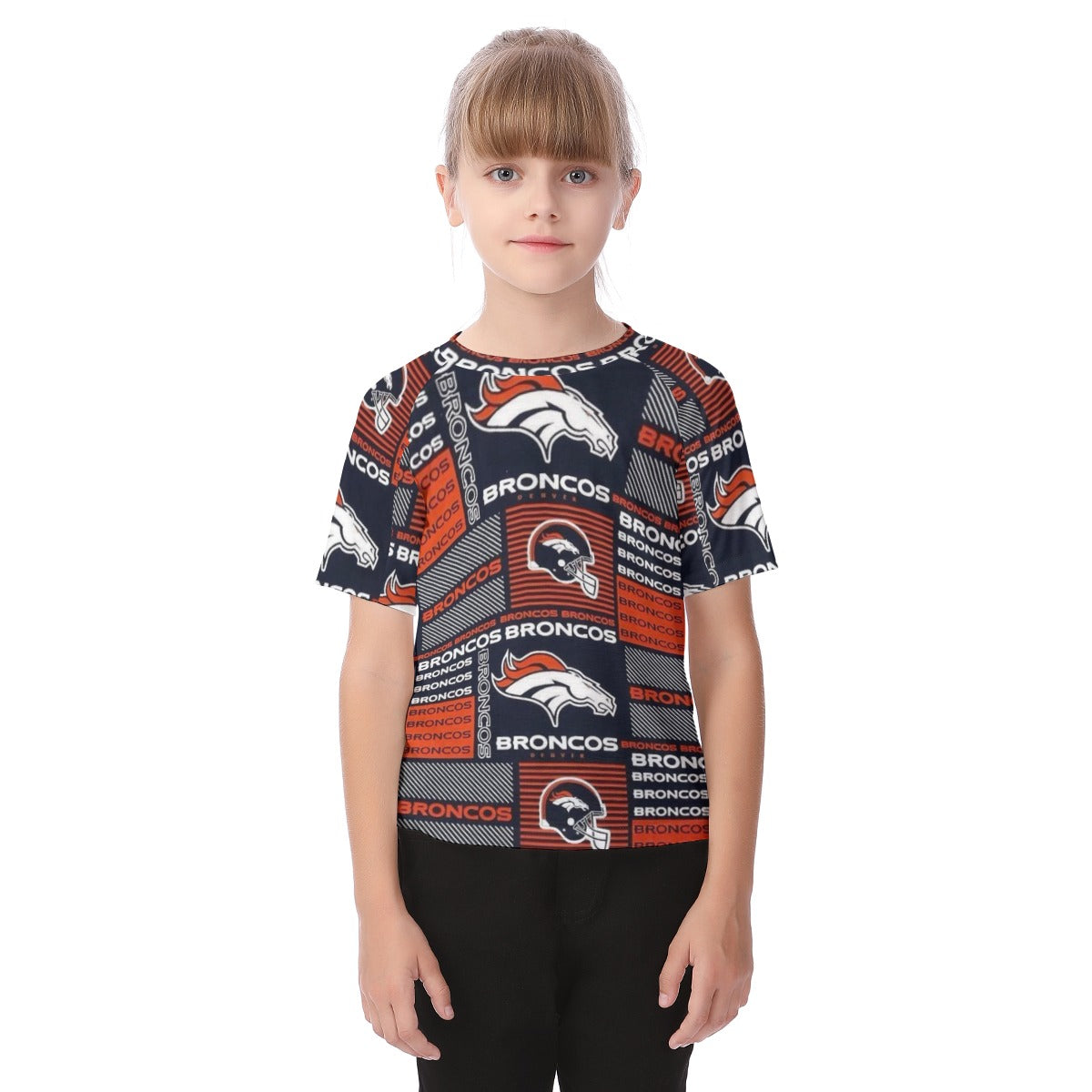 Denver Broncos  Kid's T-shirt – game day outfit, football shirt, image 1213